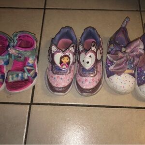 Pink and Purple Kids Shoes